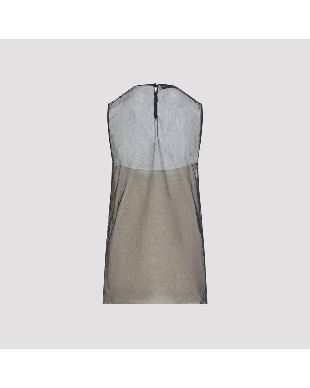 Top Miu Miu en coloris Gray
