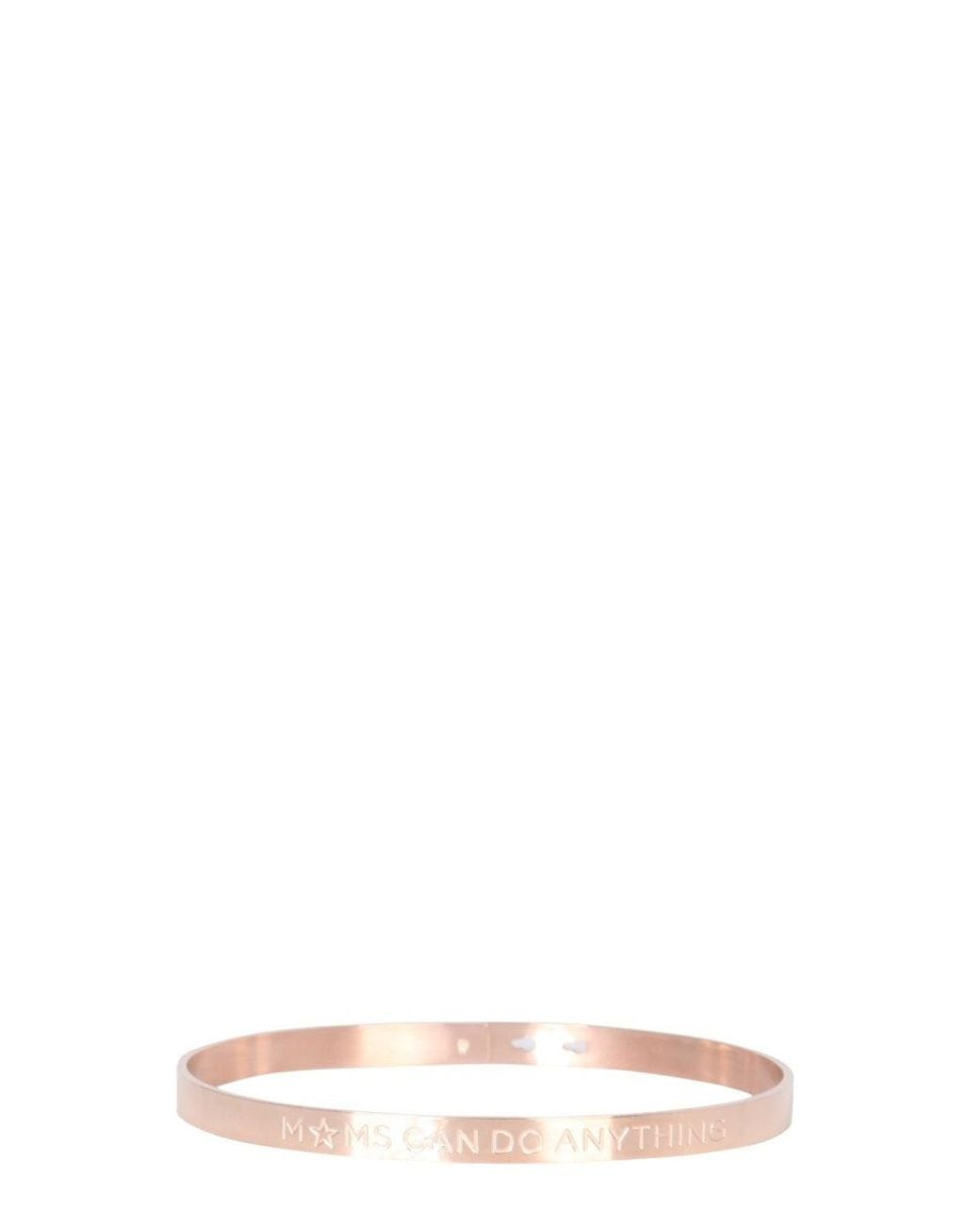 LABEL K White Rigid Bracelet