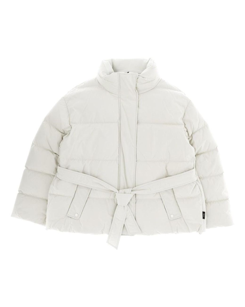Laminar White Quilted Puffer Jacket