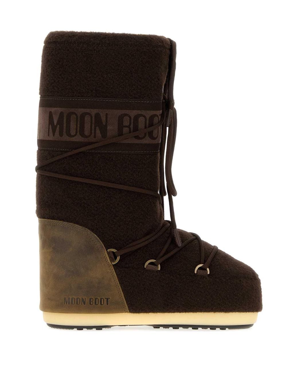 Moon Boot Black Icon Mini Felt Boots