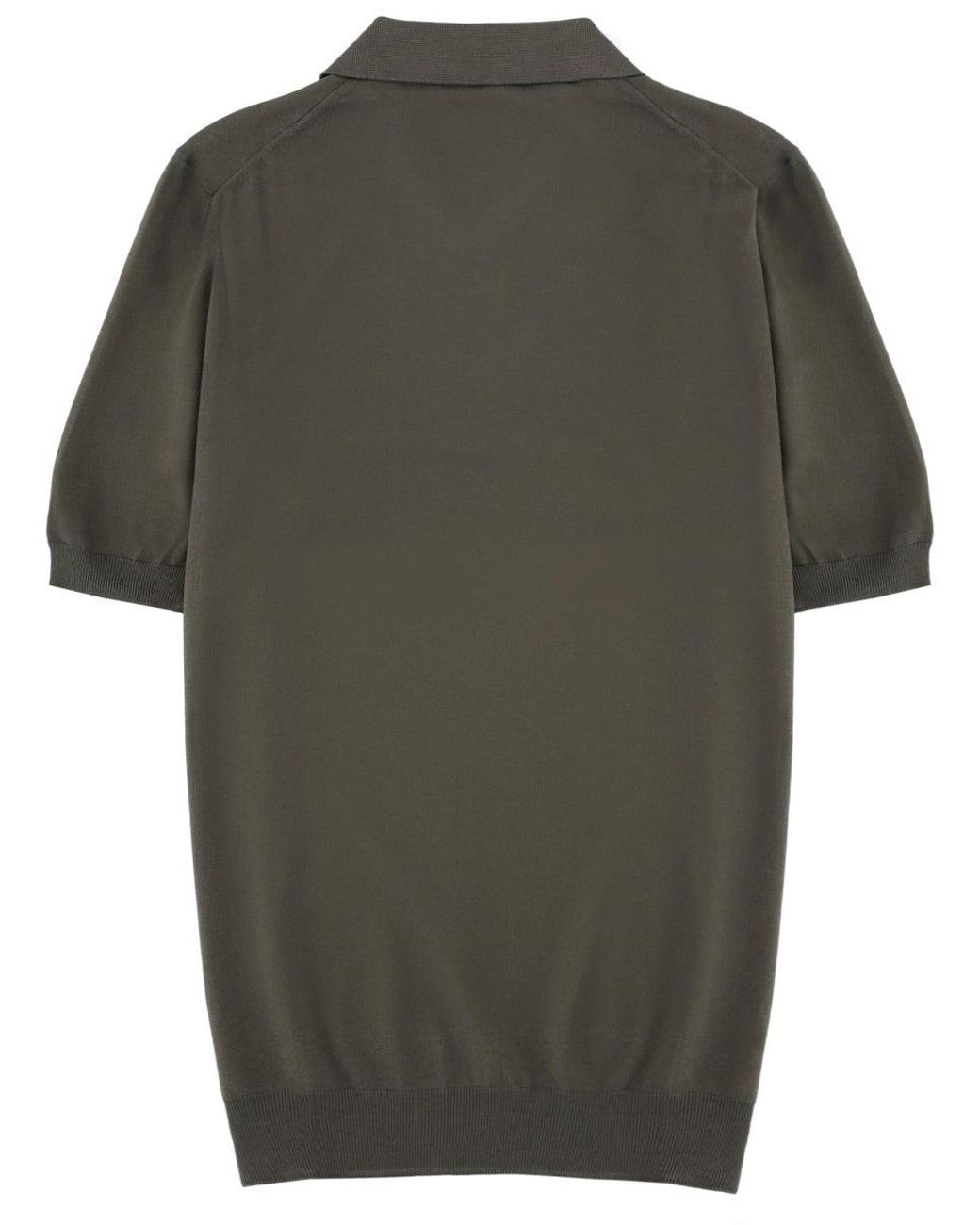 Fay Green Cotton Polo for men