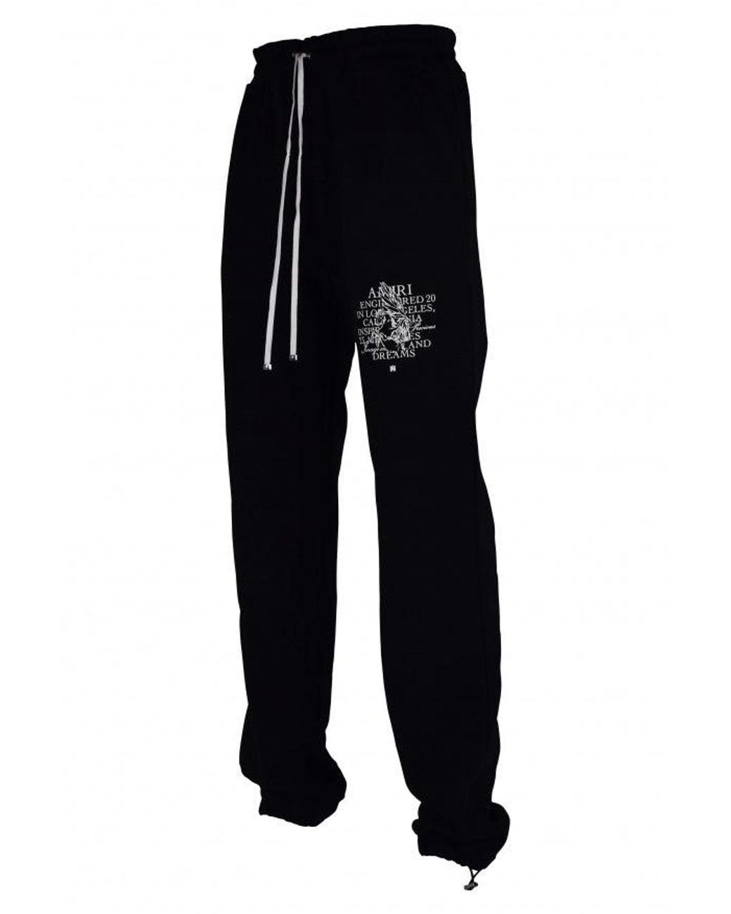 Amiri Blue Cotton Jogging Pants for men