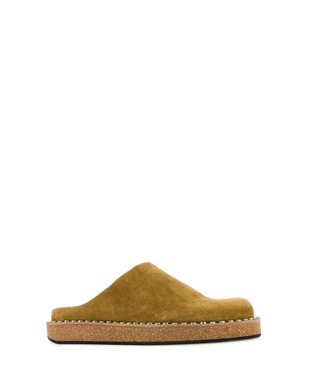 Loewe Brown Mustard Suede Paula S Ibiza Slippers