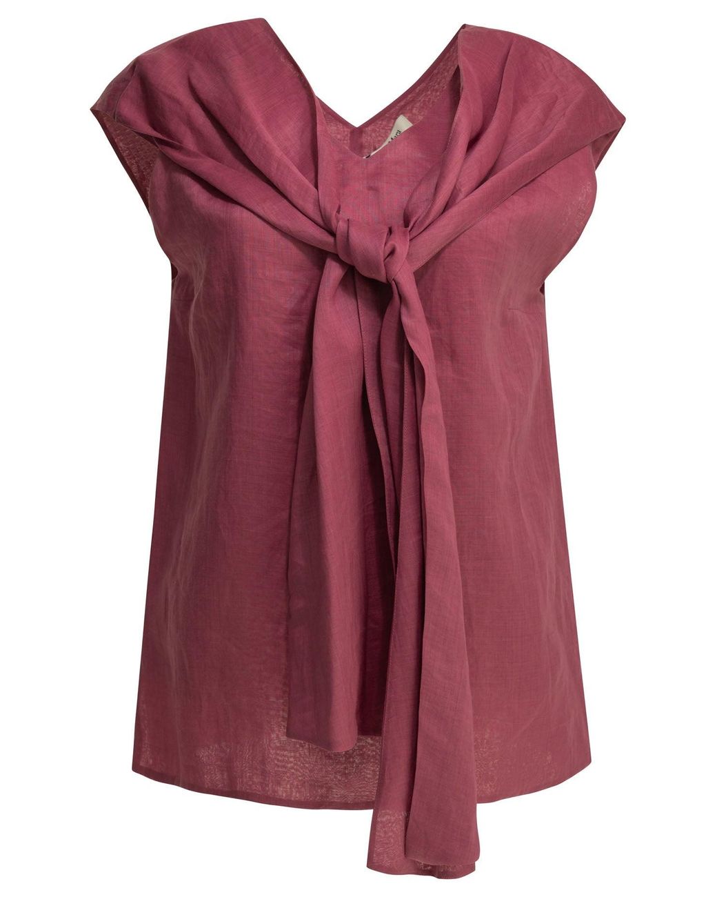 Max Mara Casual Gedrapeerde Top in het Purple
