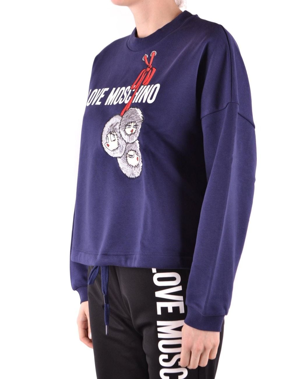 Love Moschino Blue Sweatshirts