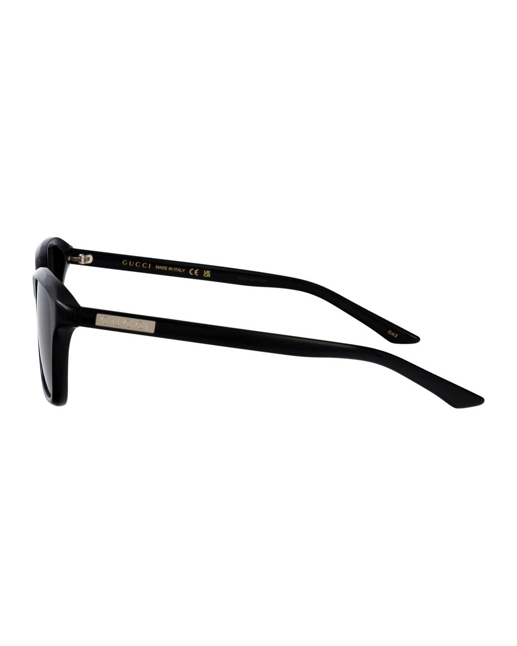 Gucci Black Squared Sunglasses Gg2078 S 001