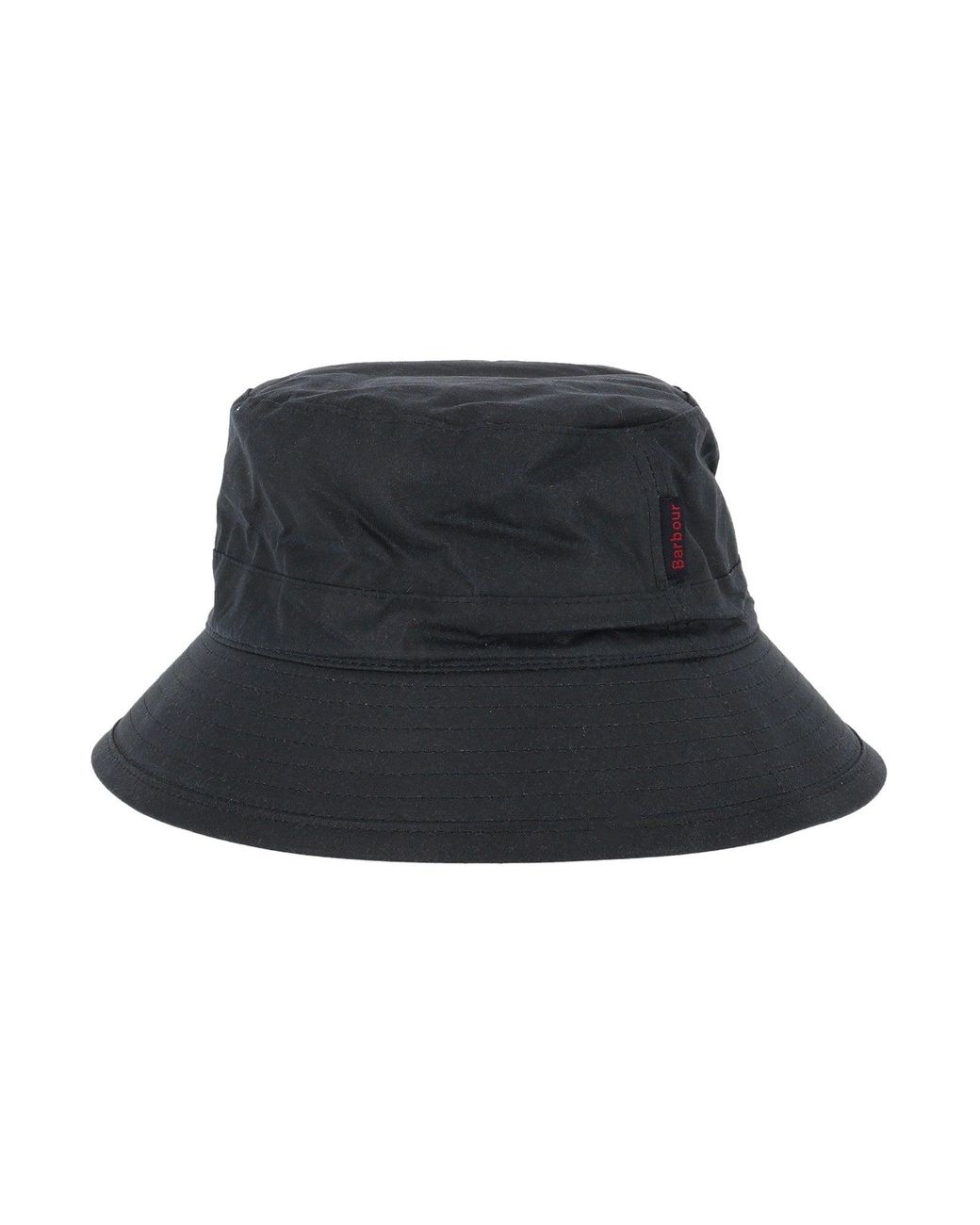 Barbour Black Wax Bucket Hat