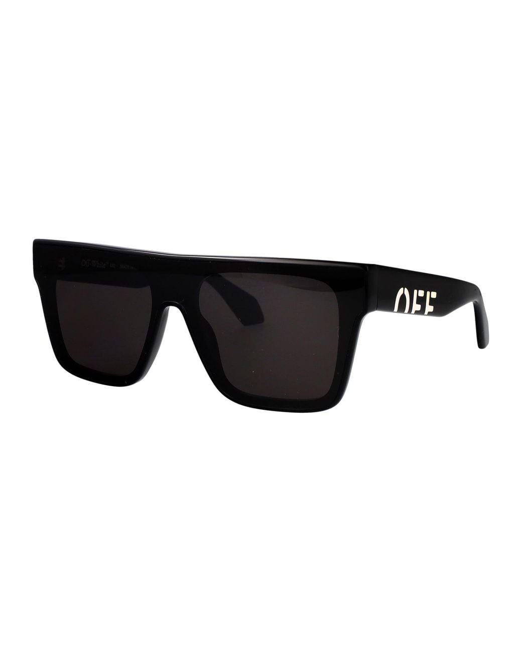 Off-White c/o Virgil Abloh Black Shiny Acetate Sunglasses
