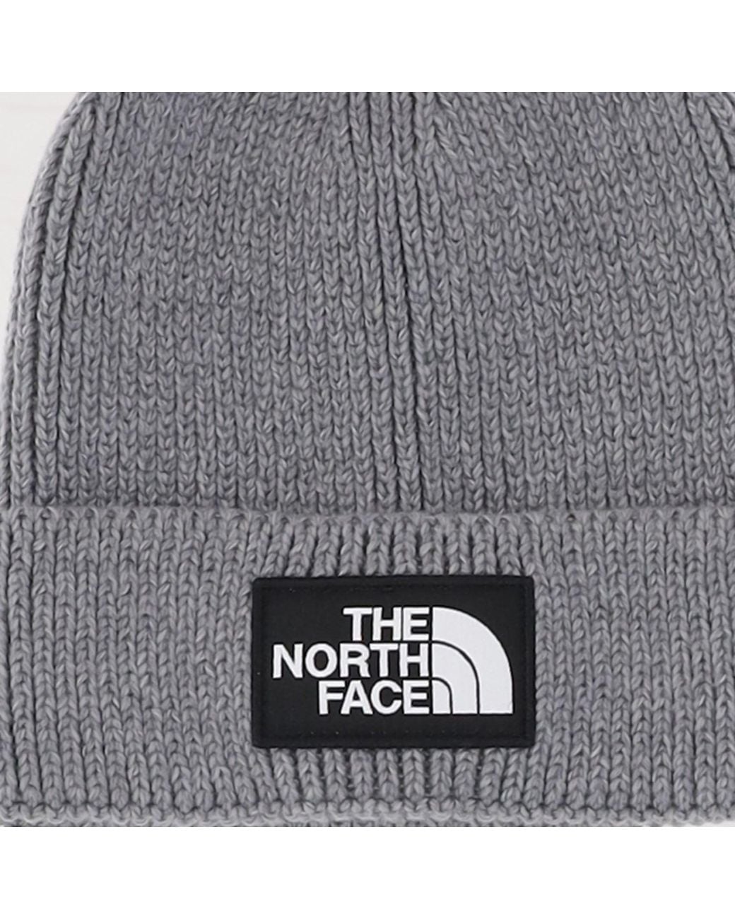 The North Face Gray Logo-Mütze