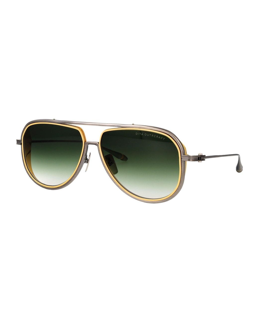 Dita Eyewear Green Aviator Sunglasses Dts188 A 02 02