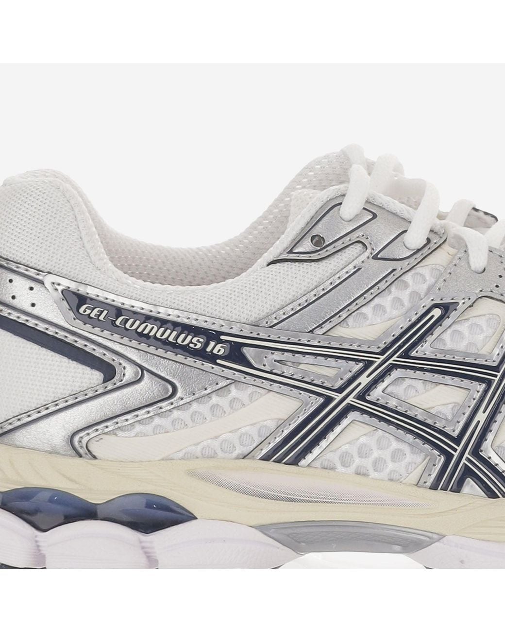Asics White Sneakers Gel-Cumulus 16 Textile Trainers