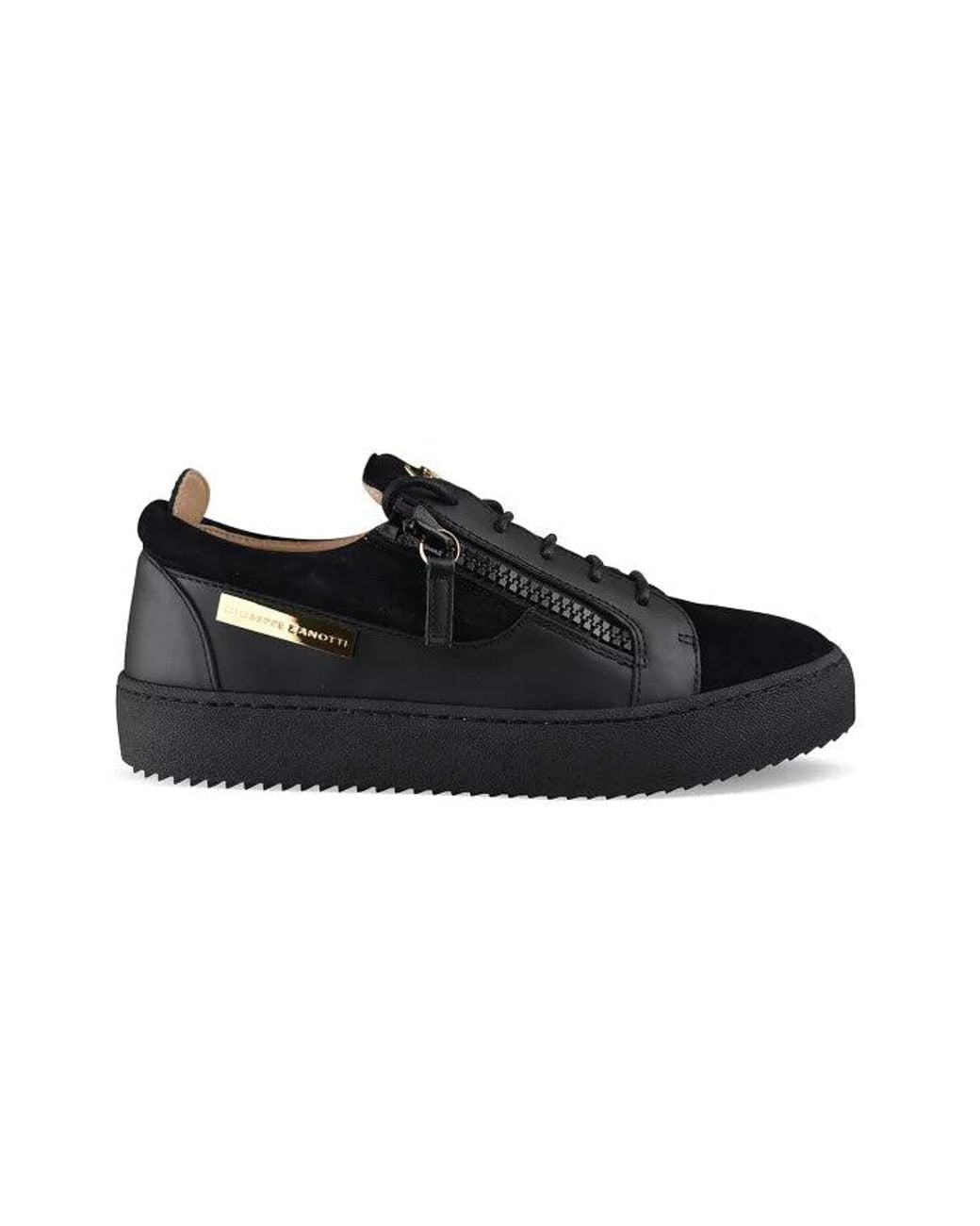 Giuseppe Zanotti Black Sneakers May Lond