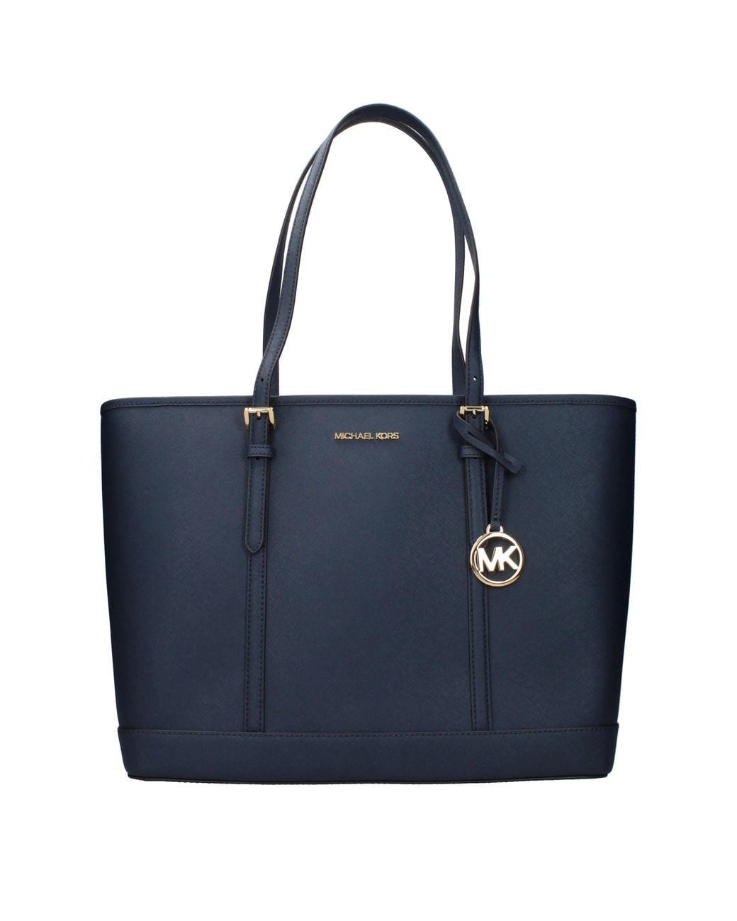 Michael Kors Blue Shoulder Bag/ Leather