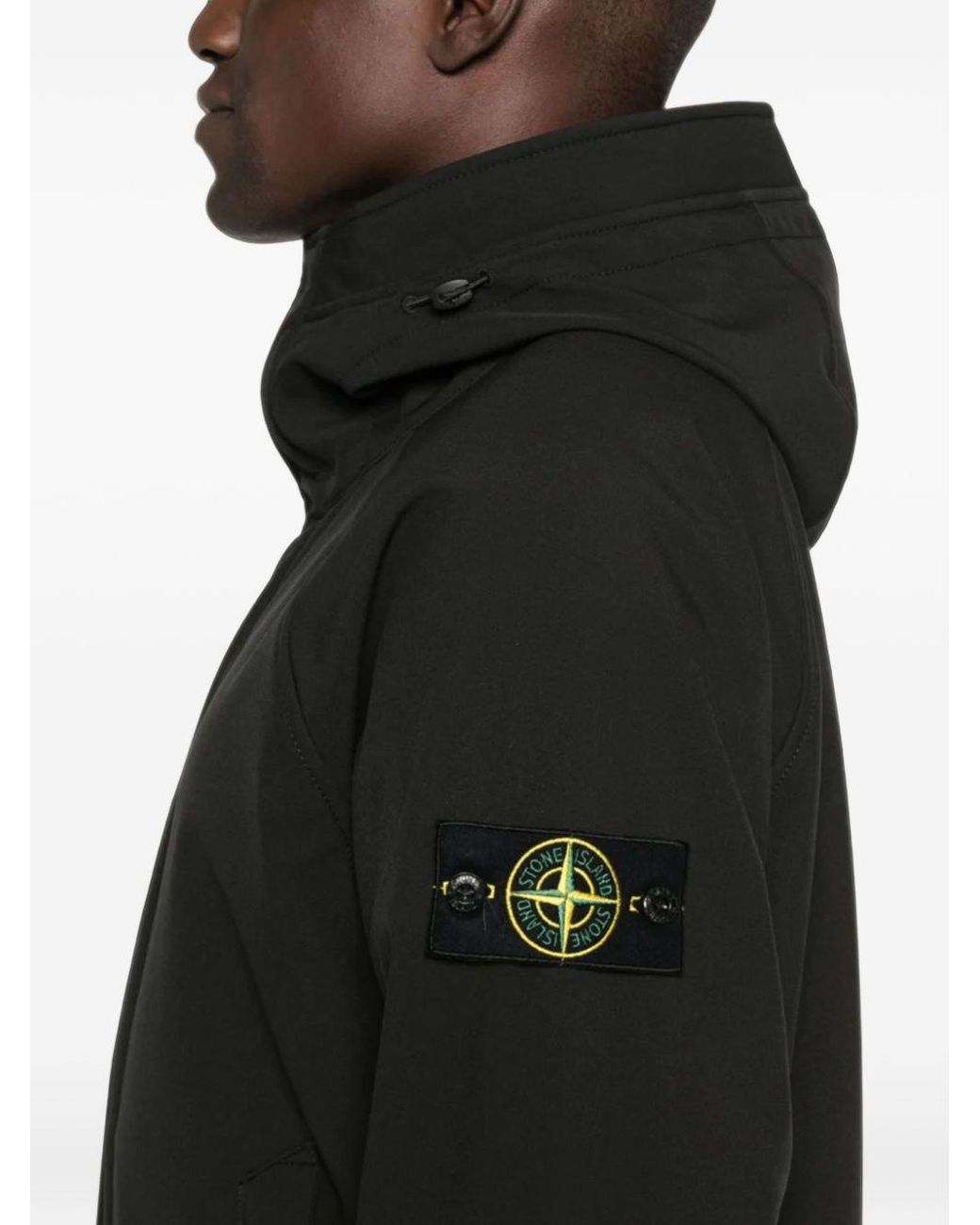 Stone Island Black Nylon Blouson Jacket