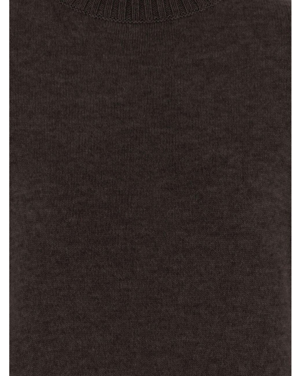 Allude Black Cashmere Sweater