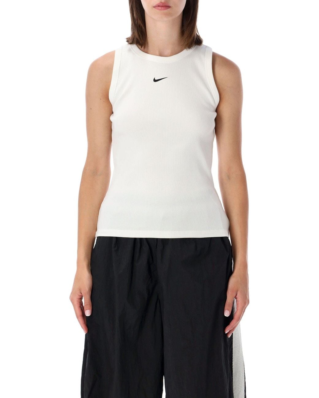 Nike White Performance Athletic Top