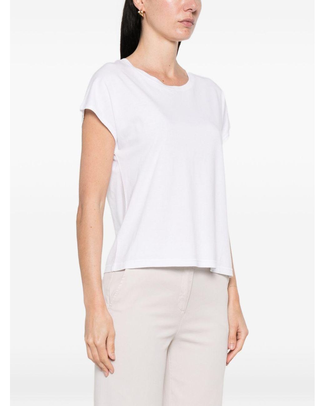 Base London White T-Shirts And Polos Cotton