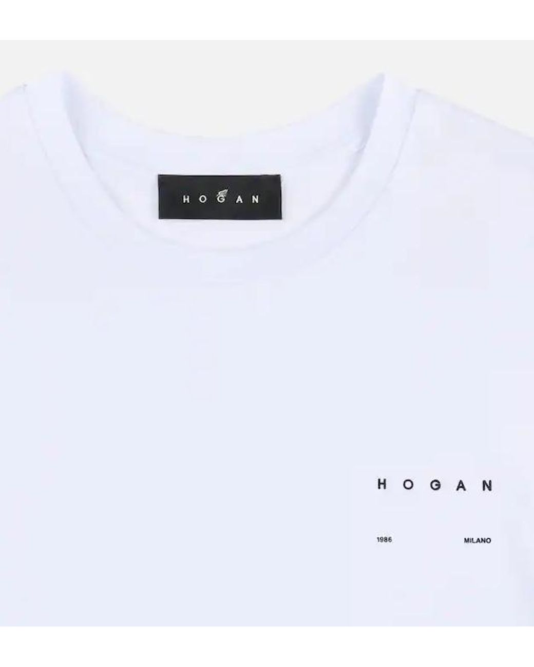Hogan White Boxy T Shirt