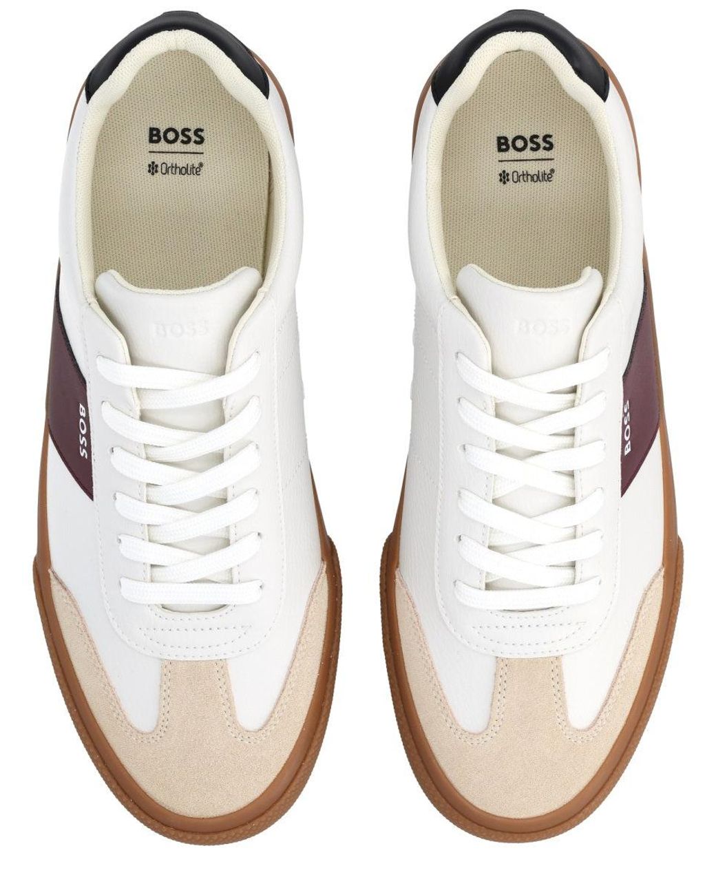 Boss Brown Sneaker With Logo for men
