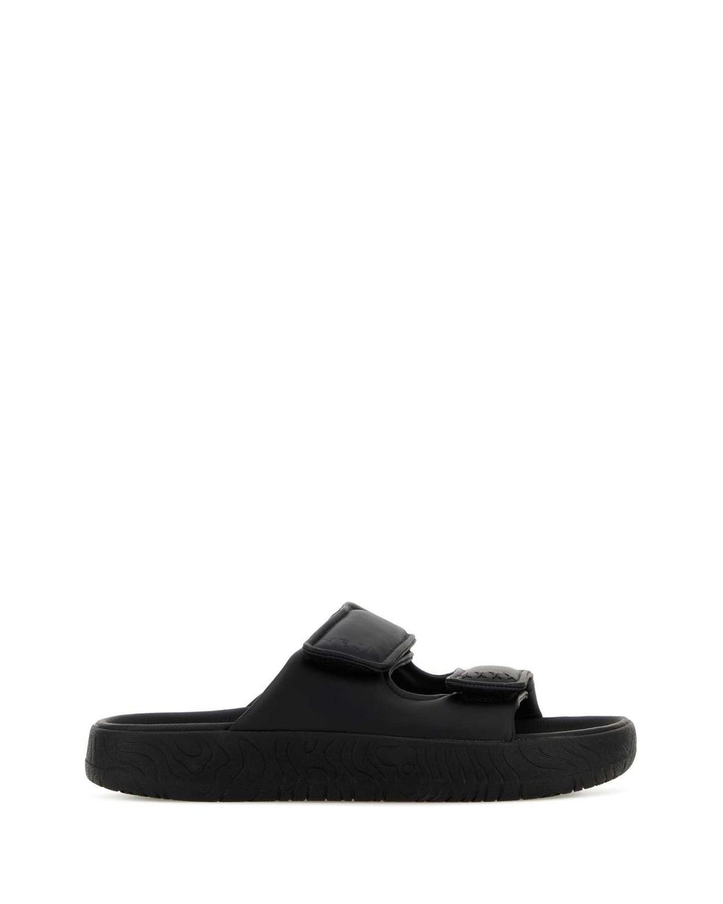 Veja Black Slip On Sandals