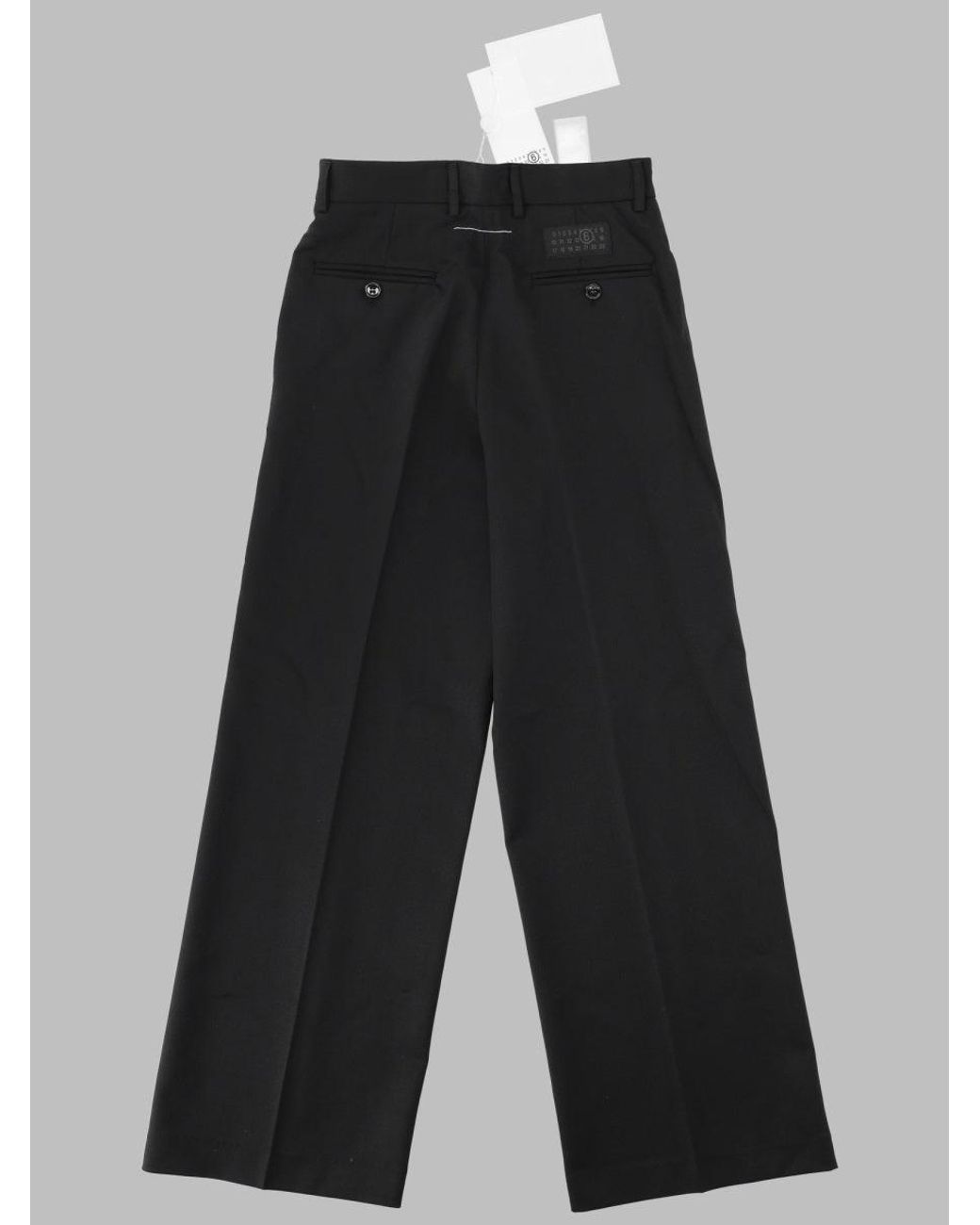 MM6 by Maison Margiela Black Kids Tailored Trousers