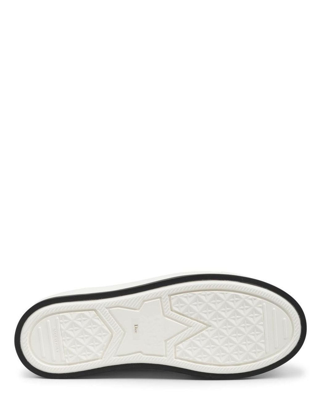 Dior White Logo Motif Sneakers