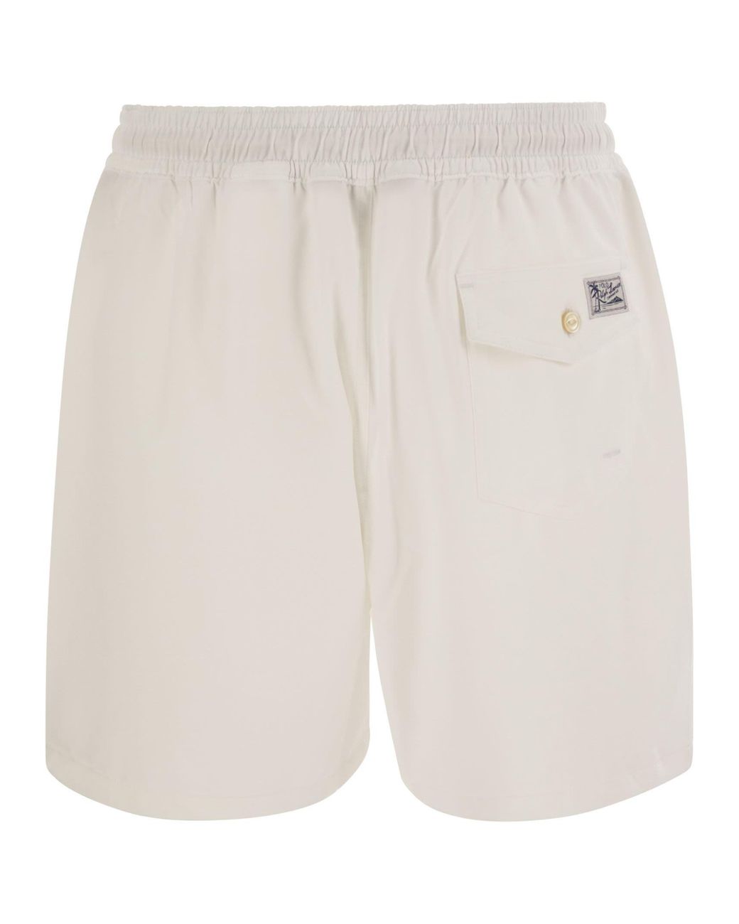 Polo Ralph Lauren White Traveler Classic 14.6 Cm Beach Boxers for men