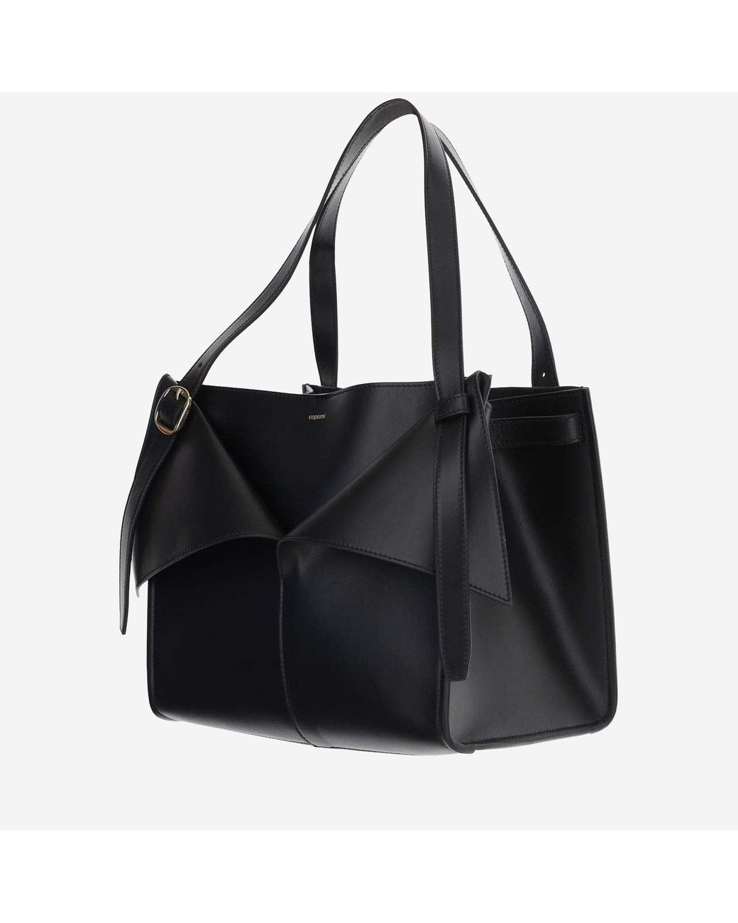Coperni Black Cabas Lederhandtasche