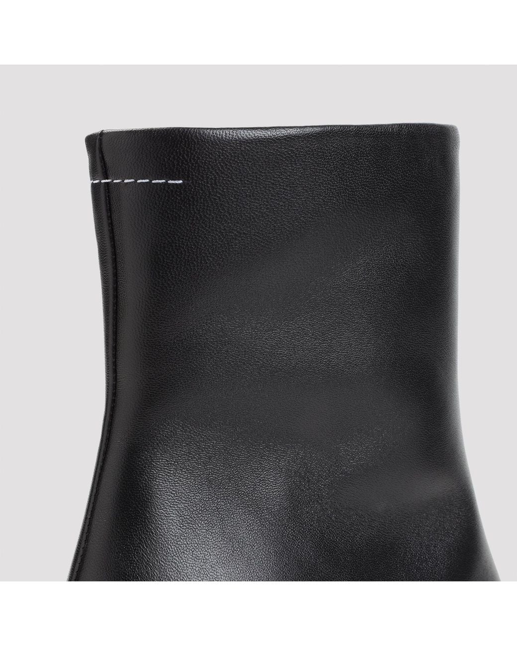 MM6 by Maison Margiela Black Maison Margiela Ankle Boots