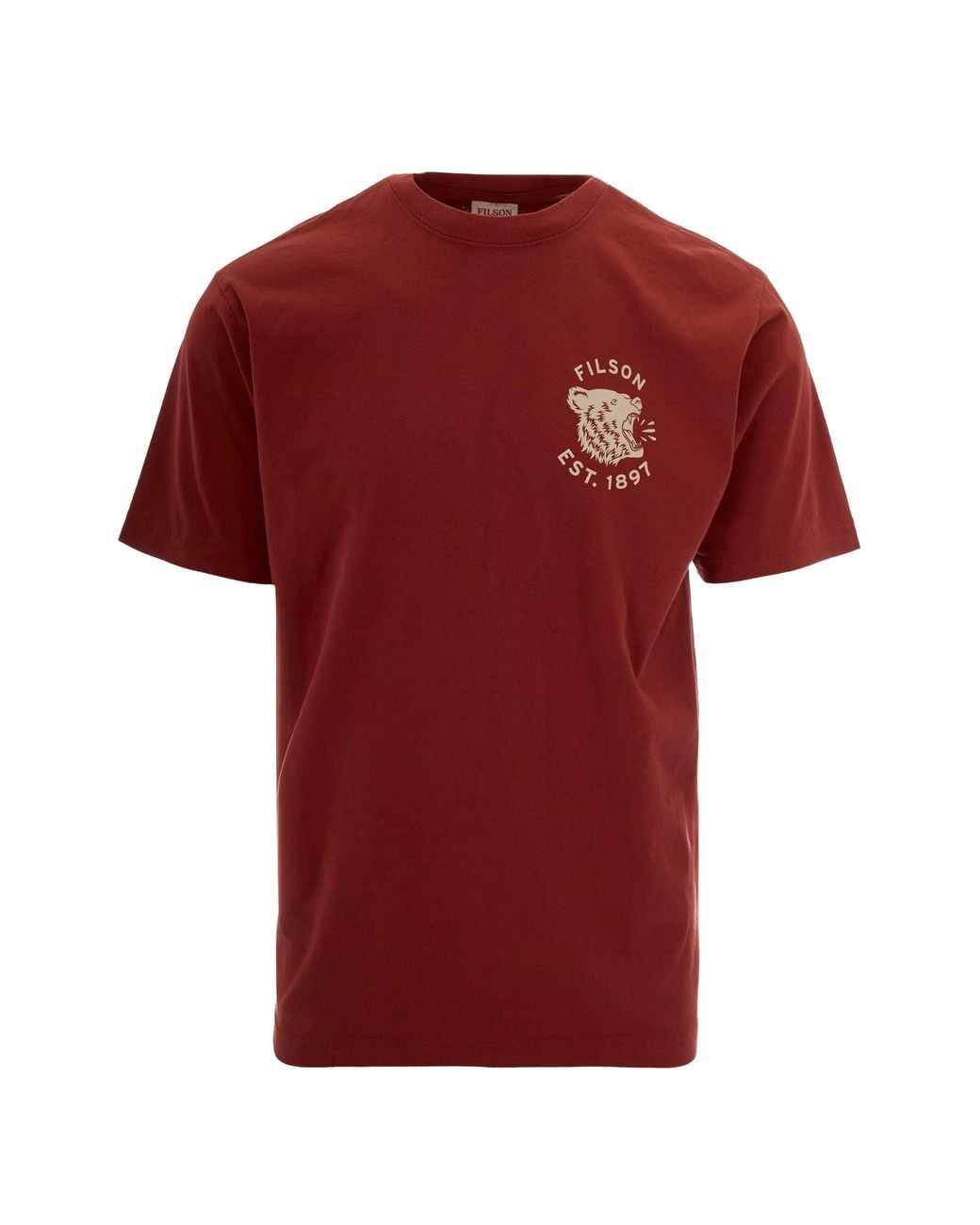 Filson Red S/S Bear Graphic T Shirt