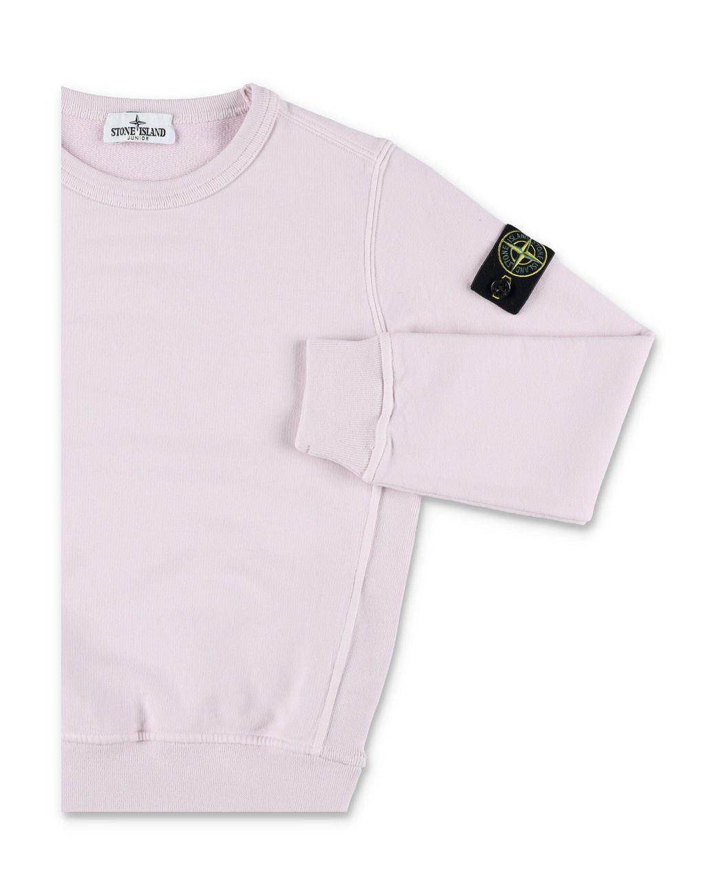 Stone Island Pink Junior Cotton Fleece Sweatshirt