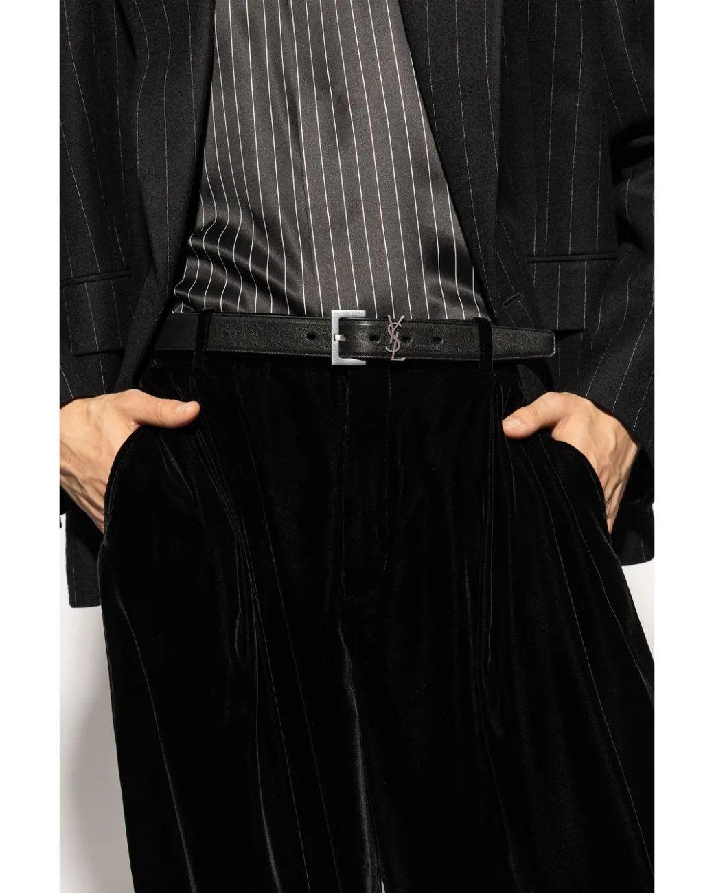 Saint Laurent Black Ysl Cintura Y Haka Moira Lamb