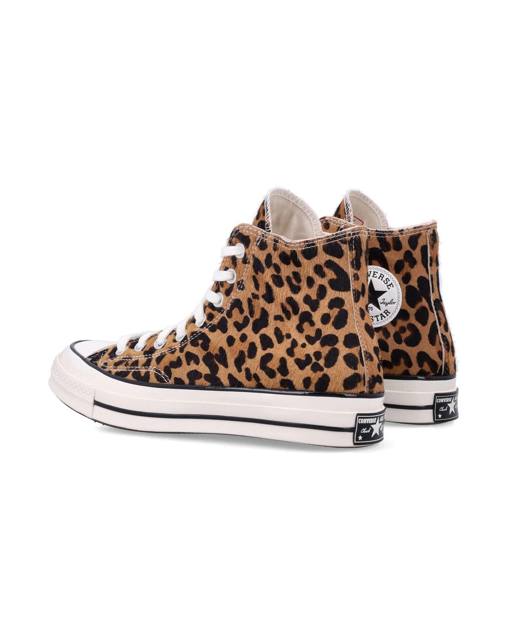 Converse Natural Chuck 70 Leopard Pony Hair High-Top Sneaker
