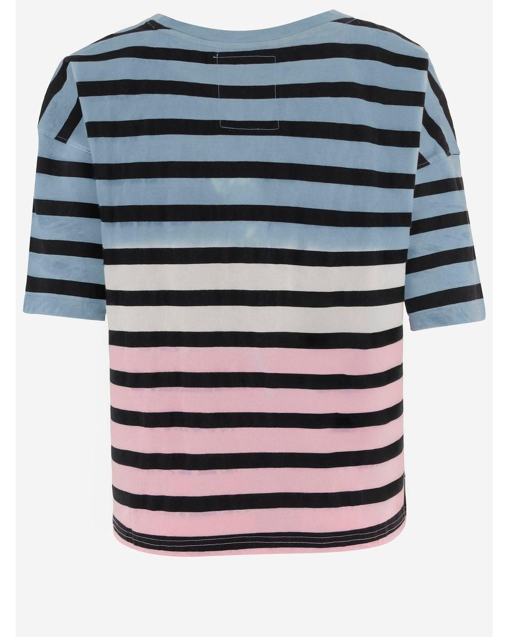 ONE TEE Multicolor Cotton T Shirt With Logo Print