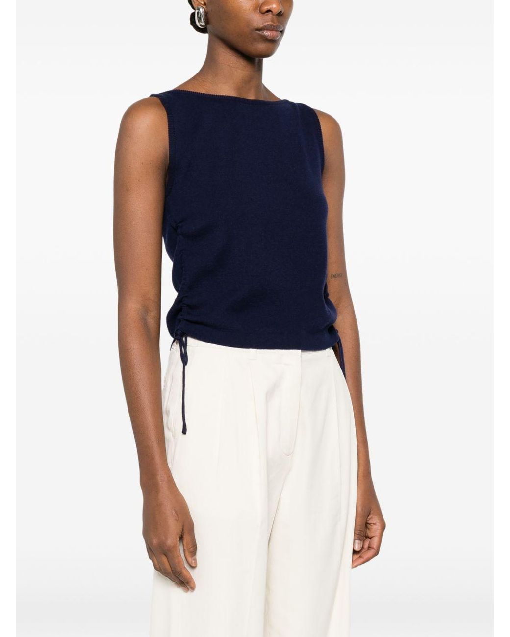 Blusa sin mangas DUNST de color Blue