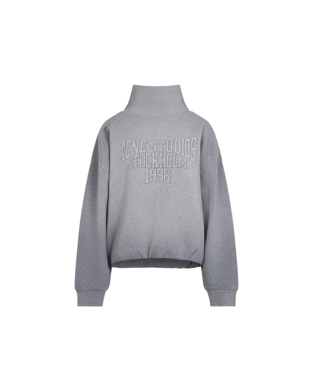 Acne Gray Logo Sweatshirt