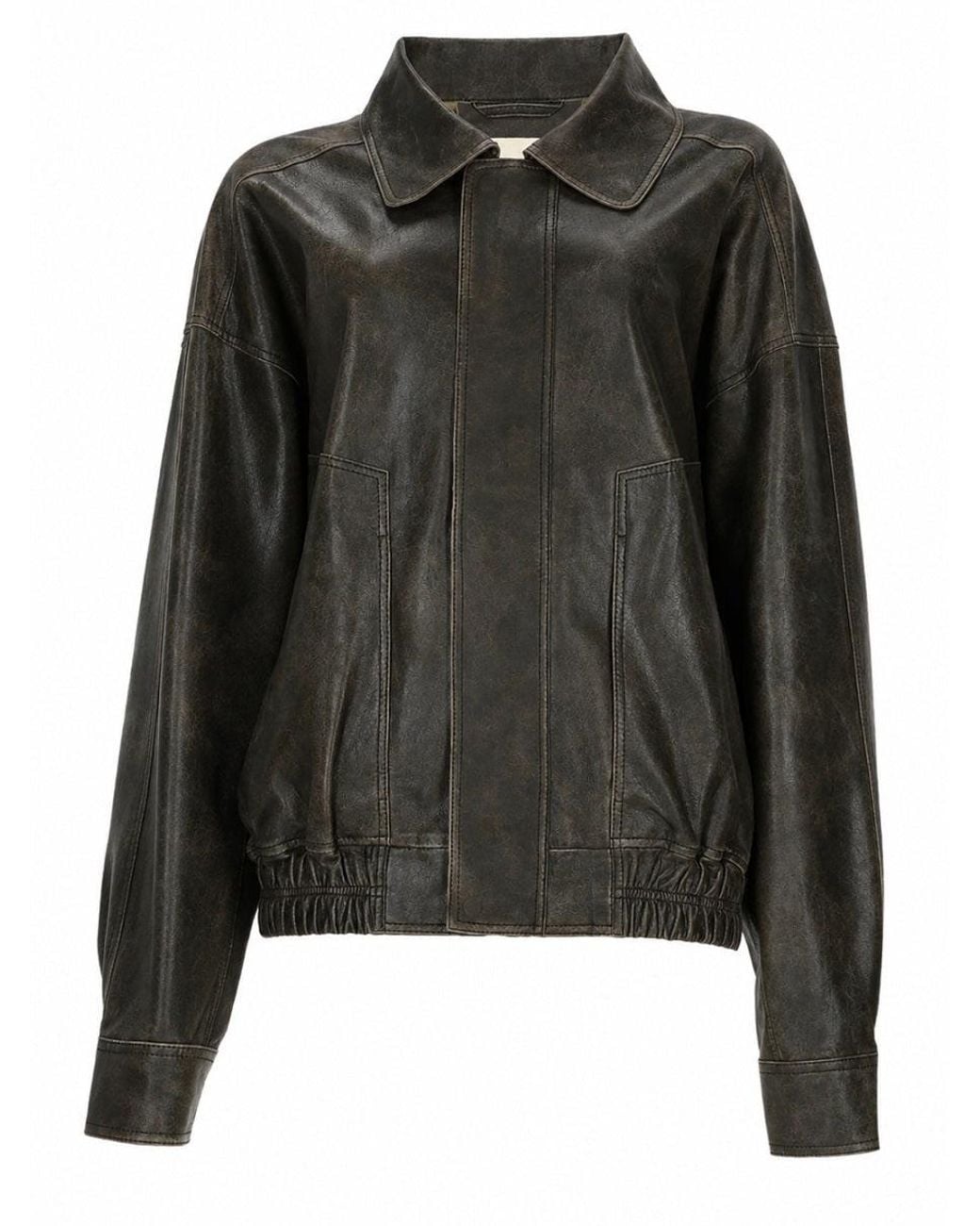 Alysi Black 100% Leather Jacket