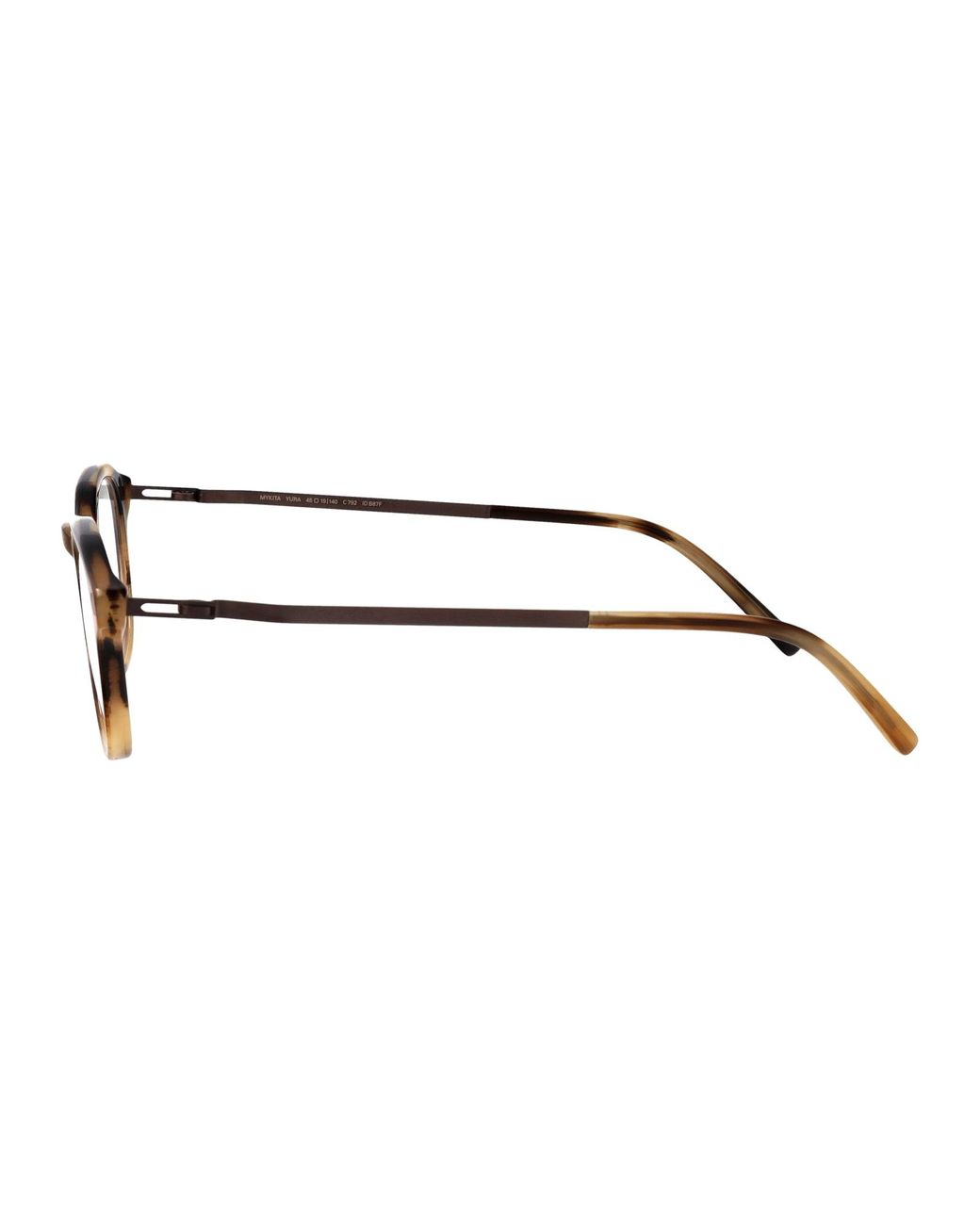 Mykita Brown Metal Glasses