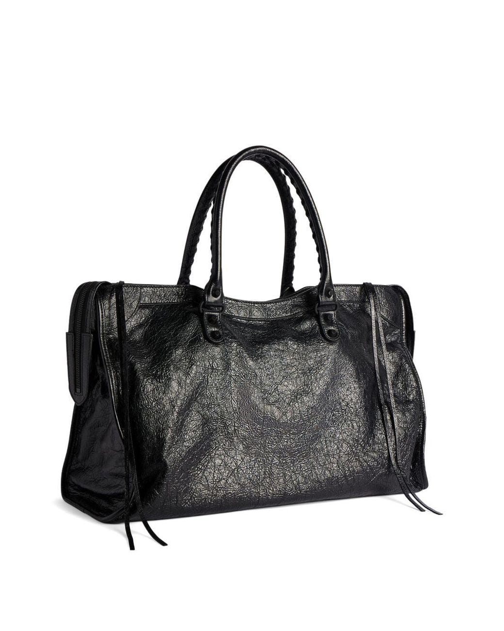 Balenciaga Black Le City Large Leather Tote