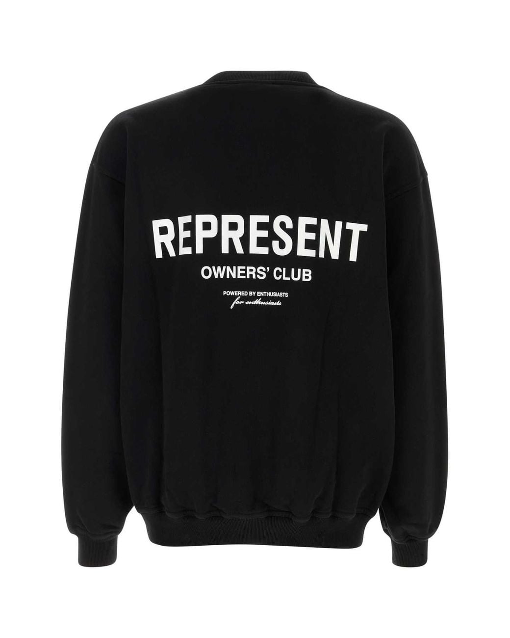 Represent Black Sweatshirt With Logo for men
