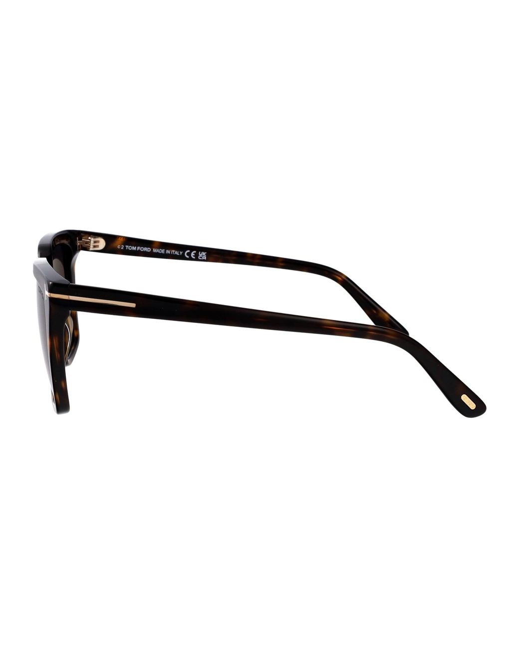 Tom Ford Black Round Sunglasses Ft1412 52 B