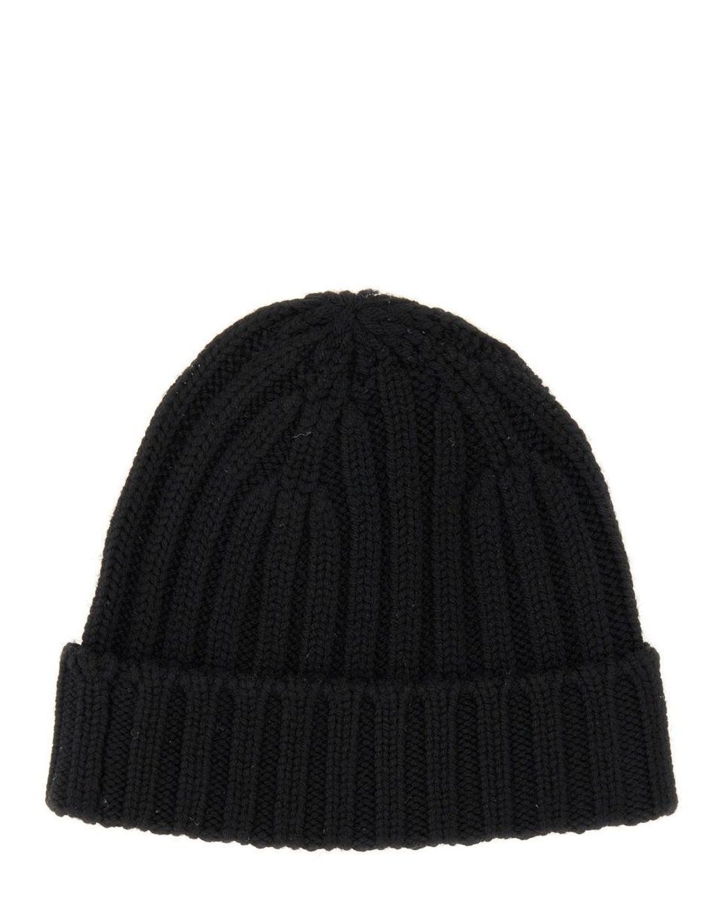 Aspesi Black Cappello Beanie
