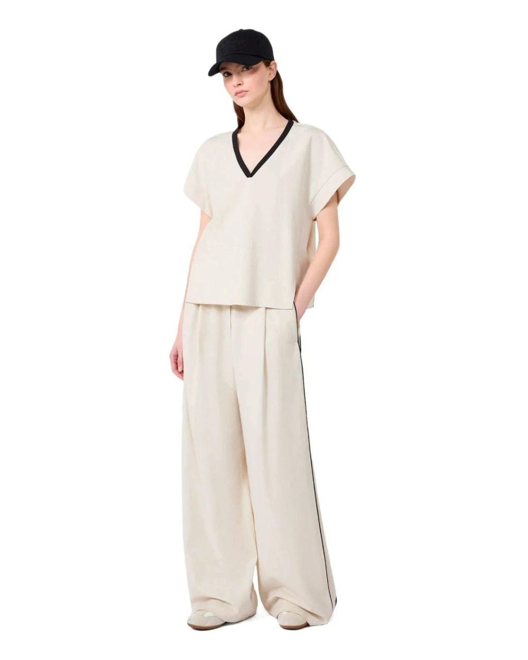 Weekend by Maxmara White Godezia Trousers
