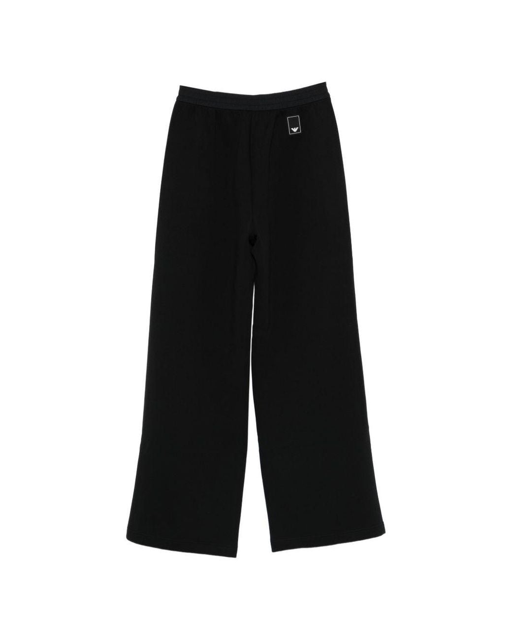 Emporio Armani Black Cotton Trousers