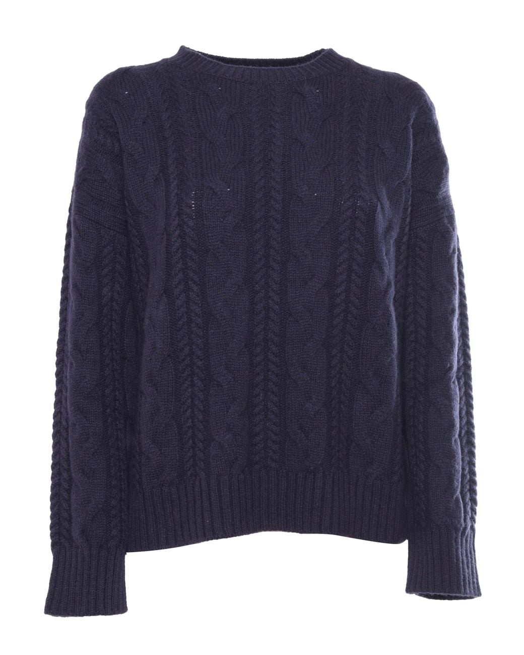 Kangra Cashmere Blue Spin With Three Shoulders