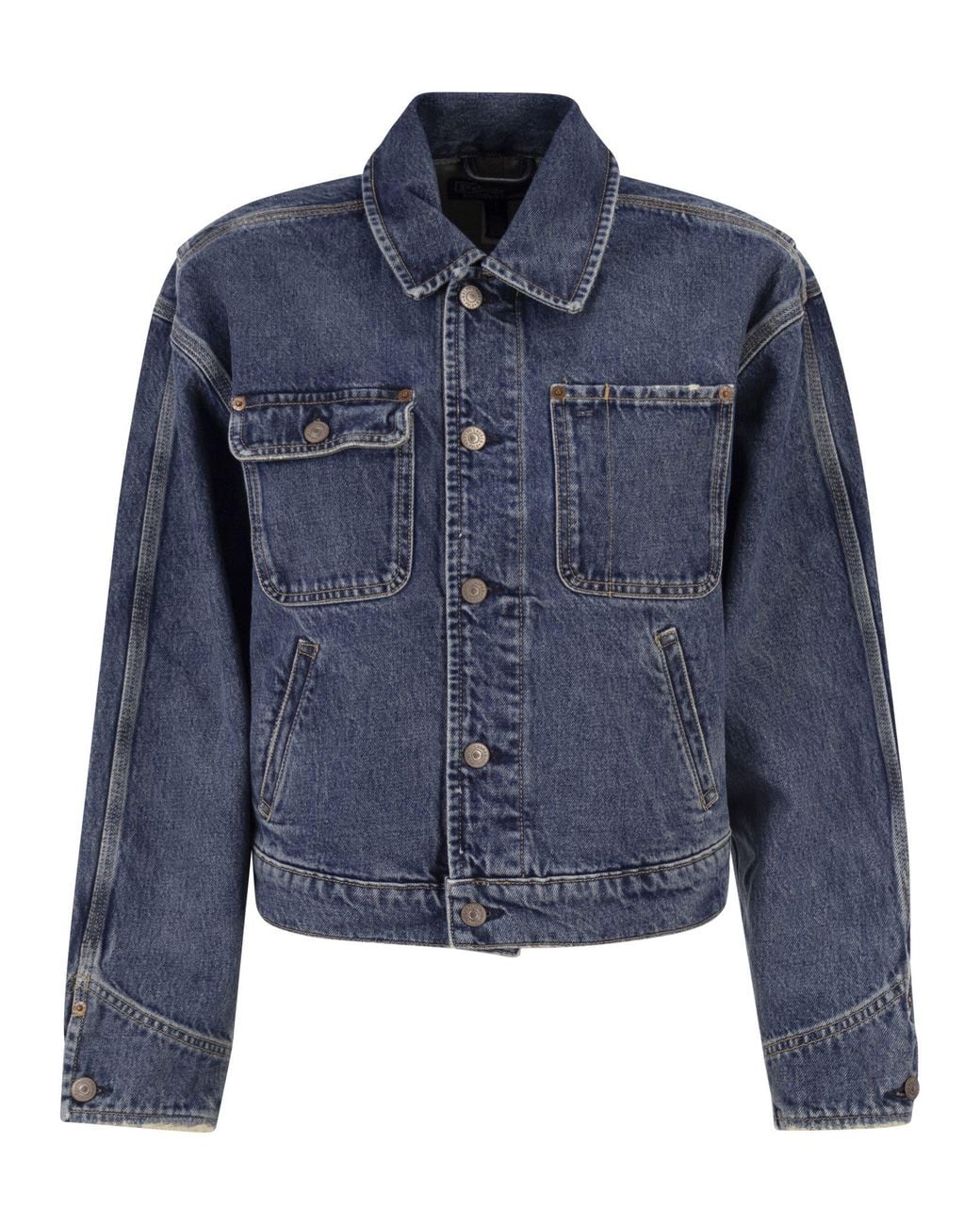 Polo Ralph Lauren Blue Denim Dungaree Jacket