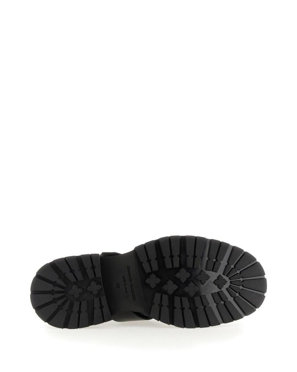 McQueen Black Alexander Mc Queen Studded Derby Loafer