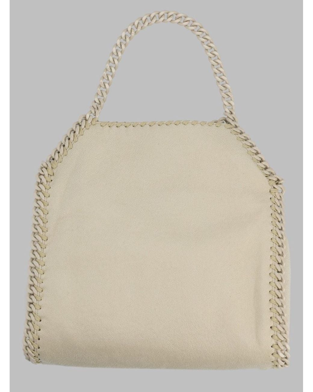 Stella McCartney Natural Mini Falabella Crossbody Bag