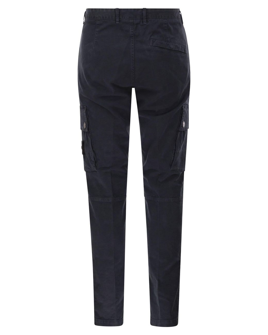 Stone Island Blue Slim-Fit Cargo Trousers for men