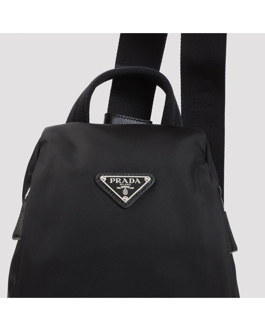 Prada Black Nylon Backpack